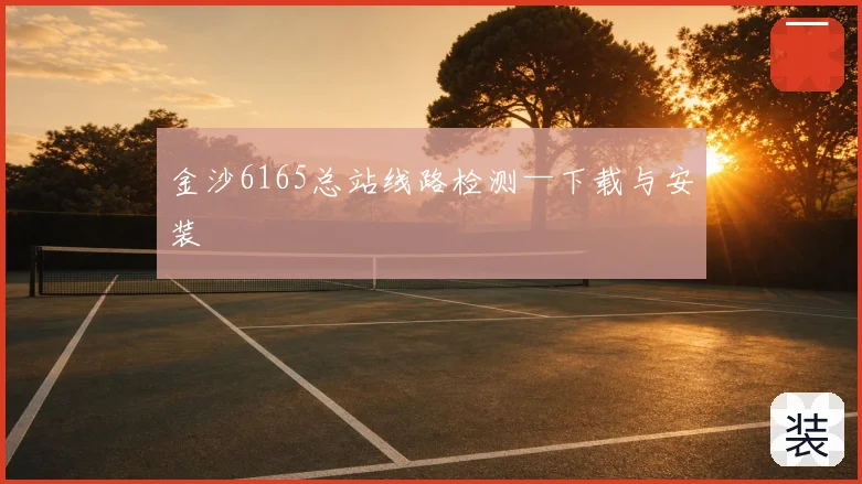 金沙6165总站线路检测—下载与安装
